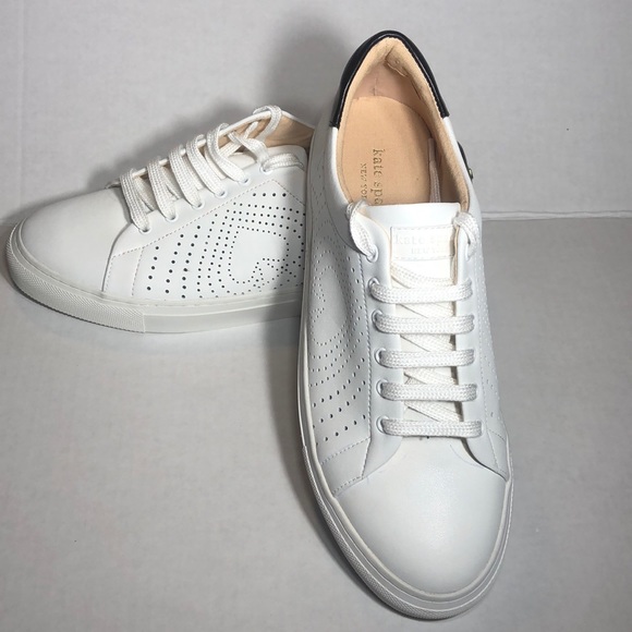 kate spade Shoes - Kate Spade Perforated White Sneaker Ashlyn